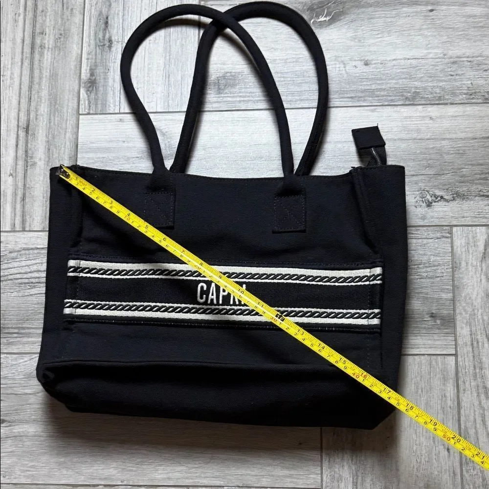 Chic Black “CAPRI” Tote